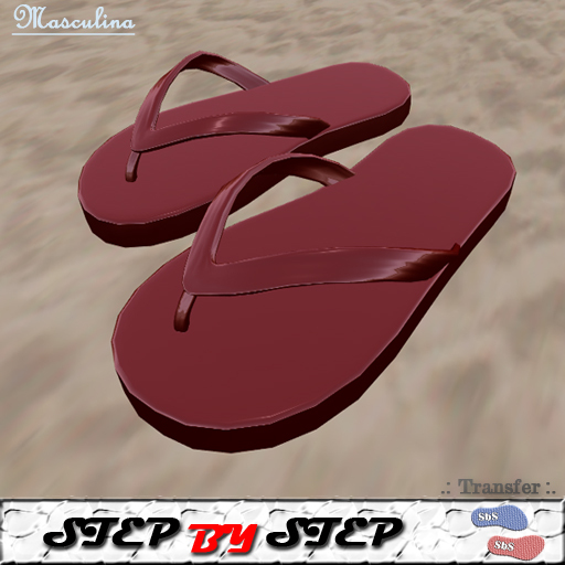 *SbS* sandalia vermelha #M
