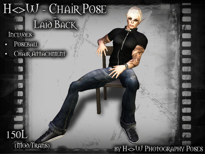H<>W Propped Pose - Chair - Laid Back