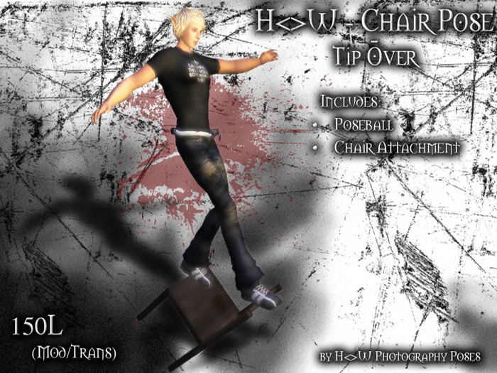 H<>W Propped Pose - Chair - Tip Over