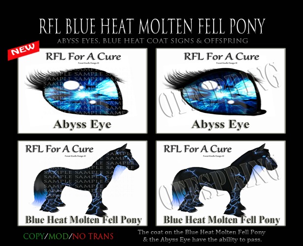 RFL Blue Heat Molten Fell Pony Signs & Offspring