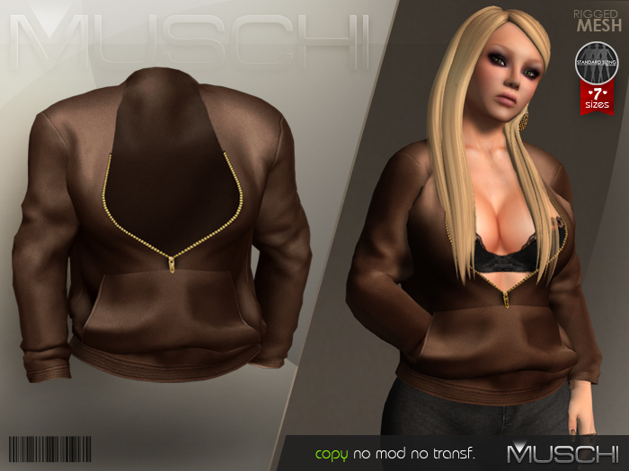 MUSCHI BoobsBlouse Opened - Leather