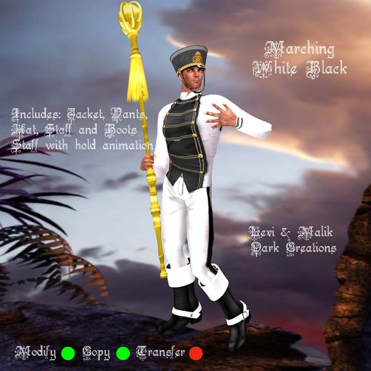 Marching White Black