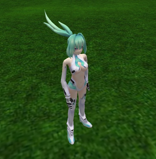 ARM - A Rigged Mesh - Kawaii Green Heart!