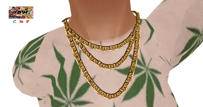 [7891.] - Vation Necklace - Gold (W\Resize)