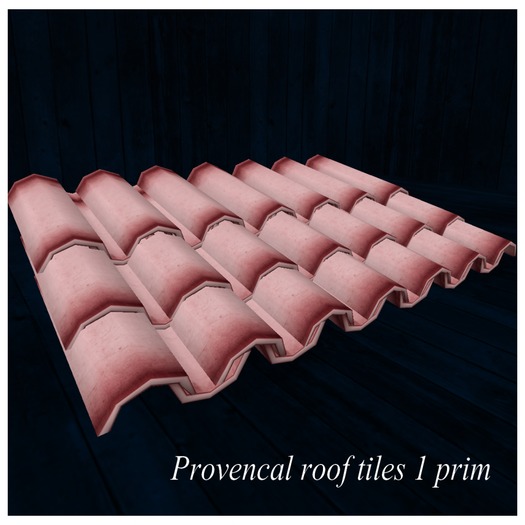 Provencale roof tiles SCULPT MAP FULL PERM 1 PRIM