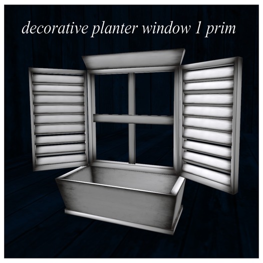 Decorative planter window SCULPT MAP FULL PERM 1 PRIM