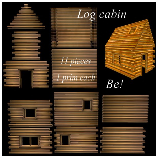 Log Cabin SCULPT FULL PERM CONTENT CREATOR