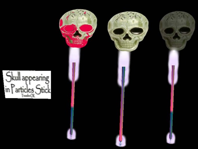 Halloween Decorations SKULL & particles
