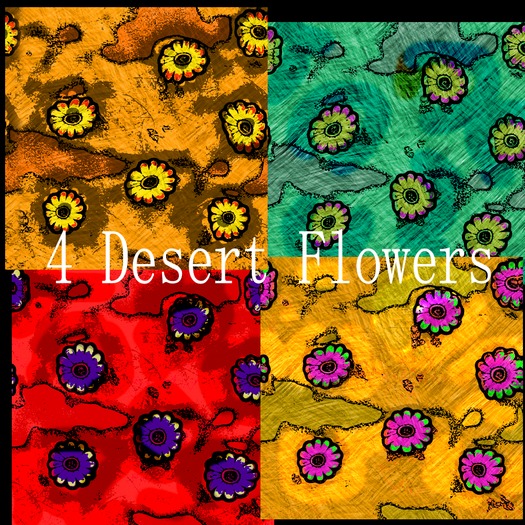 {RS-T} 4 Desert Flowers - BOXED