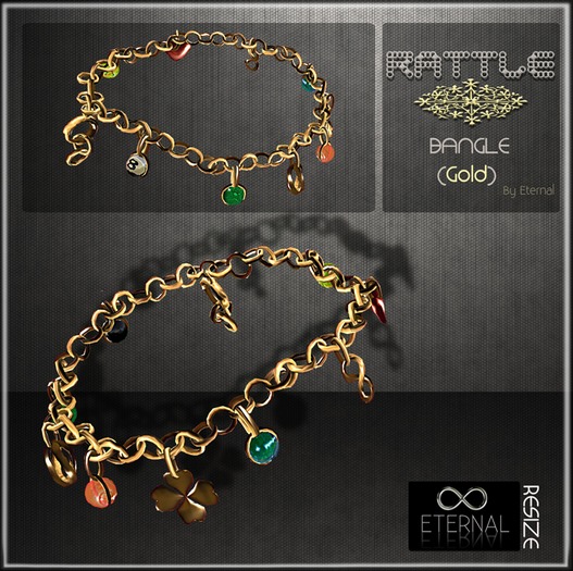 RATTLE  Bangle (Gold)