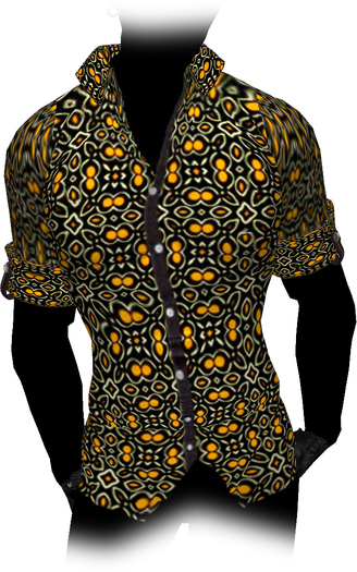 Shirt-Bubbles Orange-Model_MP