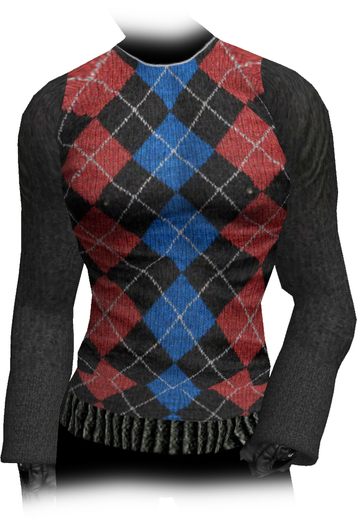 Knitwits - Red and Blue Argyle - MP