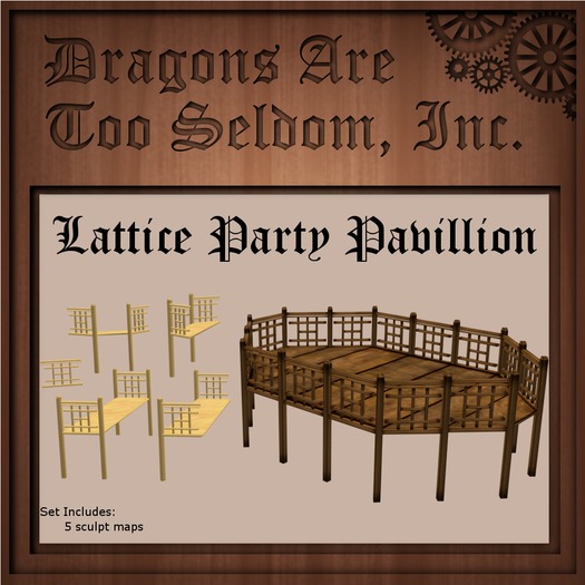 Lattice Party Pavilion Set 