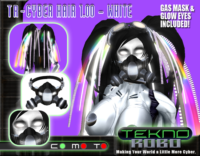 *TR - CYBER HAIR 1.00 WHITE