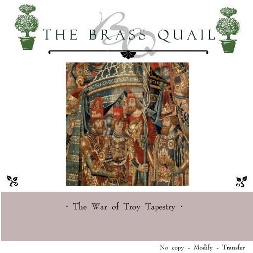 · The War of Troy Tapestry · 