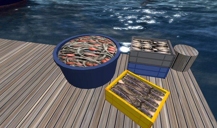 A complete set of fishing stuff 