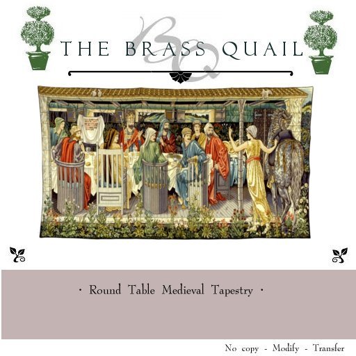 ·Round Table Medieval Tapestry·