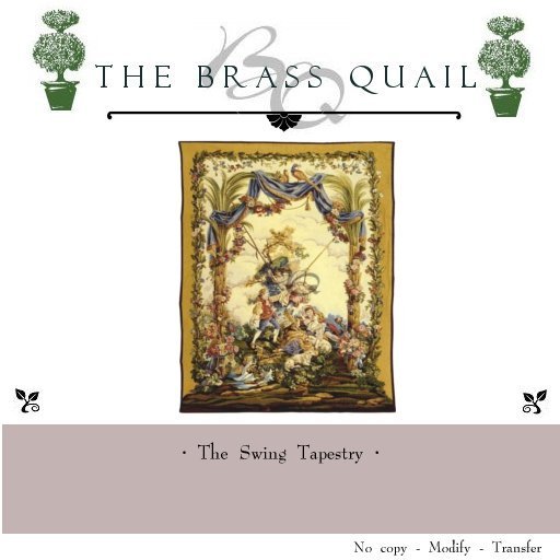 ·The Swing Baroque Tapestry·