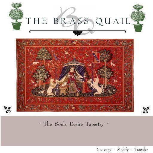 · Souls Desire Medieval Tapestry ·
