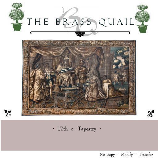 · 1700 circa Flanders Renaissance Tapestry ·