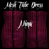 .:VE:. Nina Mesh Tube Dress - PINK