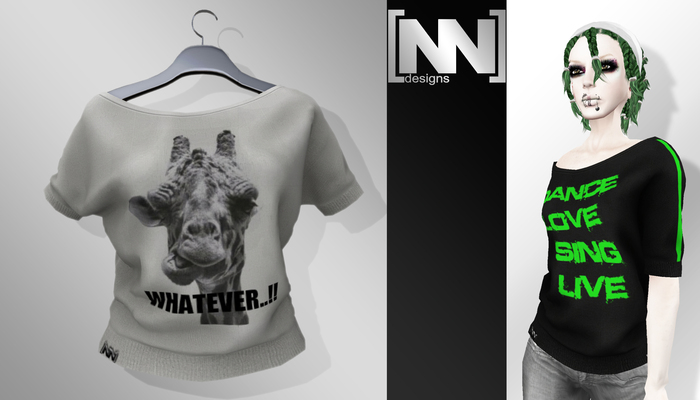 [nn] -Mesh Sweater (short arms) -whatever!