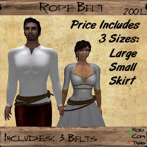 Tarn Keeper Rope Belt