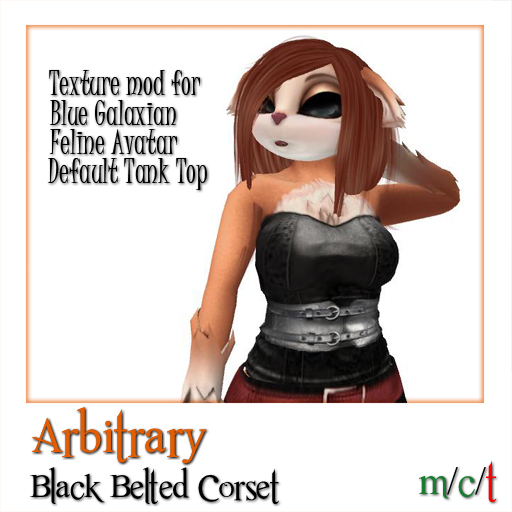 >> Arbitrary << BG Feline Black Corset Mod