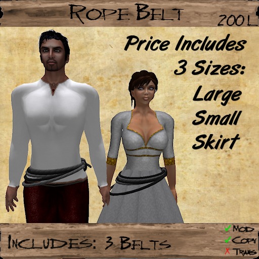 Metal Workers Rope Belt