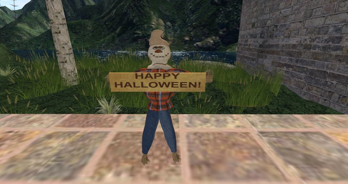 Happy Halloween Scarecrow