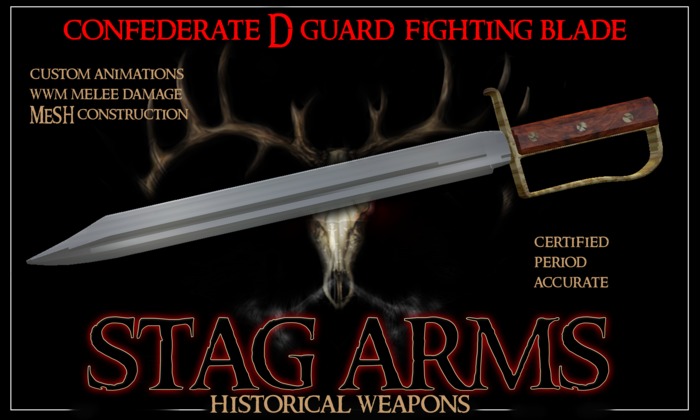 MESH D Guard Confederate Fighting Blade 