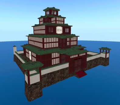 Second Life Marketplace Amm Design Building Meiji Emperor Palace Japanese Home
