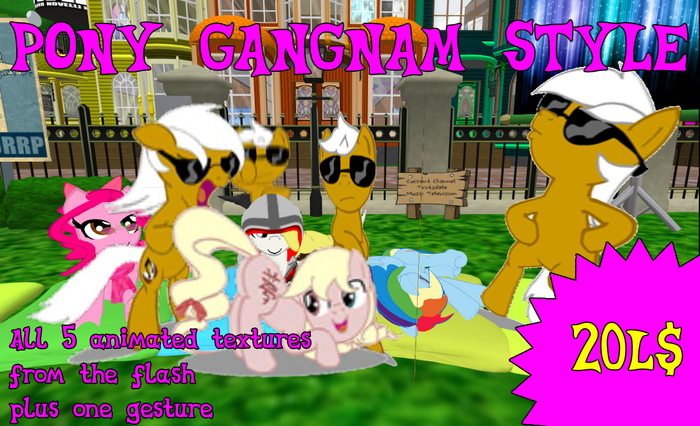 Pony Gangnam Style anims