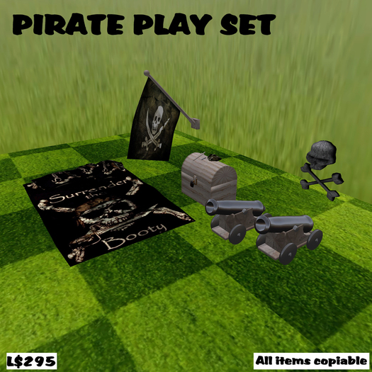Pirate Play Set - Boxed