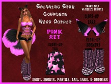 Shinning Star Pink Complete Neko Outfit