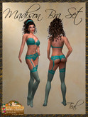 *Goddess* Madison Bra & Panties Set in Teal