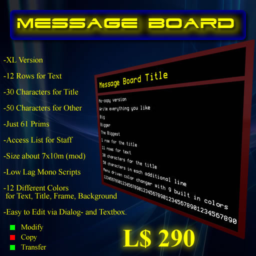 NetGets Message Board XL