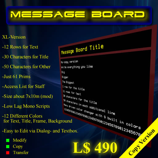 NetGets Message Board XL (Copy)