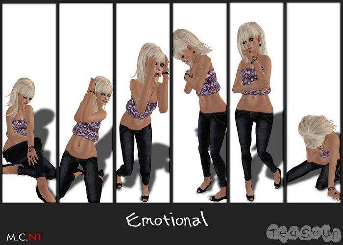 TeaSoup - Emotional [single poses set]