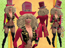 "SELVA DESINGS COSTUMES" RINGMASTER WOMAN =CIRCUS