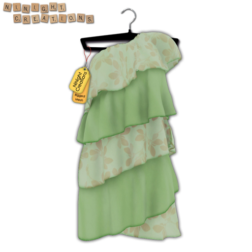 NN Mesh Ruffle One Shoulder Mini Dress 2