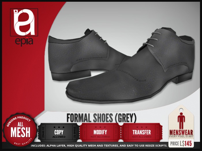 (epia) - Formal Shoes GREY