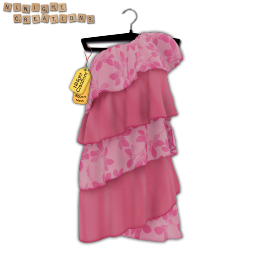 NN Mesh Ruffle One Shoulder Mini Dress 6