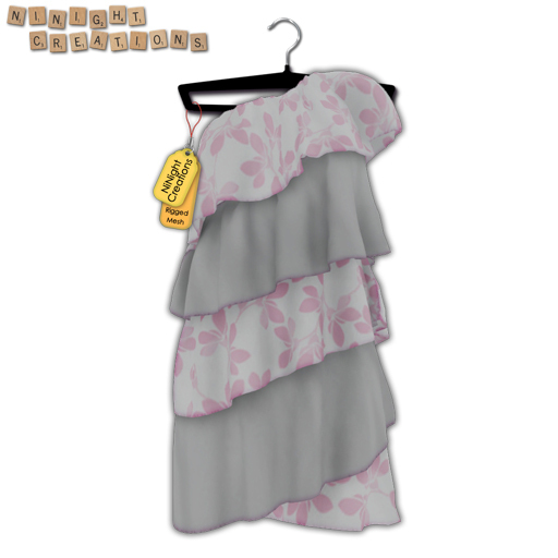 NN Mesh Ruffle One Shoulder Mini Dress 8