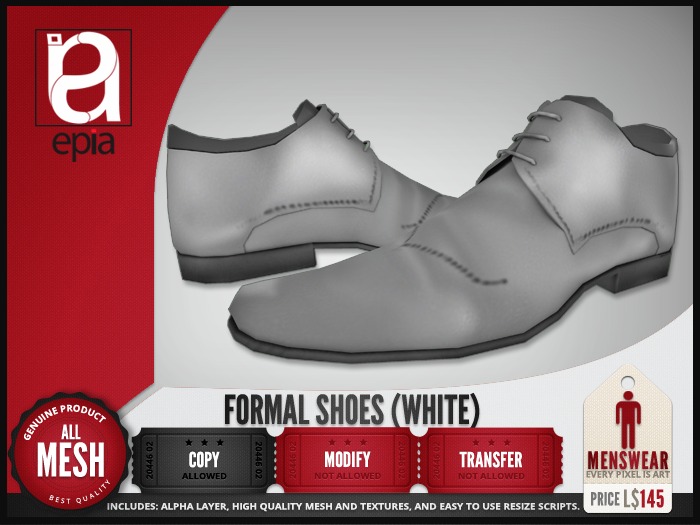 (epia) - Formal Shoes WHITE
