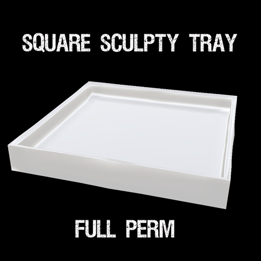 Square Sculpty Tray - FULL PERM