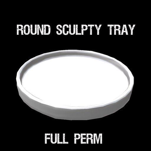 Round Sculpty Tray - Full Perm