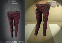 [UnderDogs] -  Leggings - Pink Leopard - Unisex - MESH