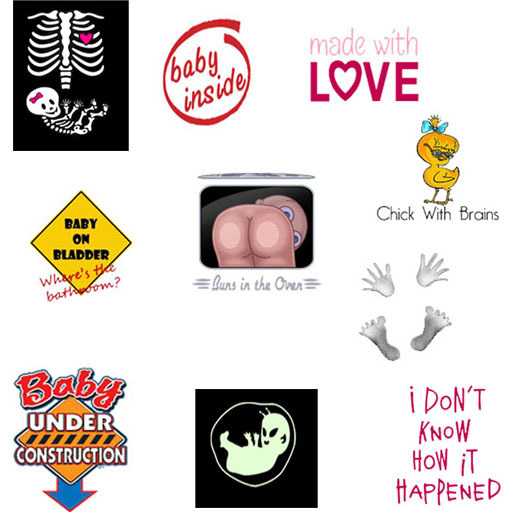 Preggo shirts fatpack