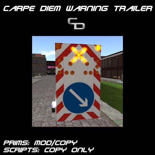 Roadwork Warning Trailer